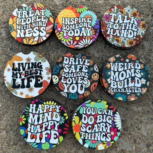 Boho Car Coaster Bundle (8)