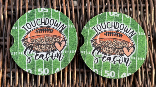Touchdown Season Car Coasters