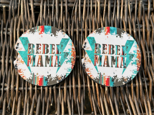 Rebel Mama Car Coasters