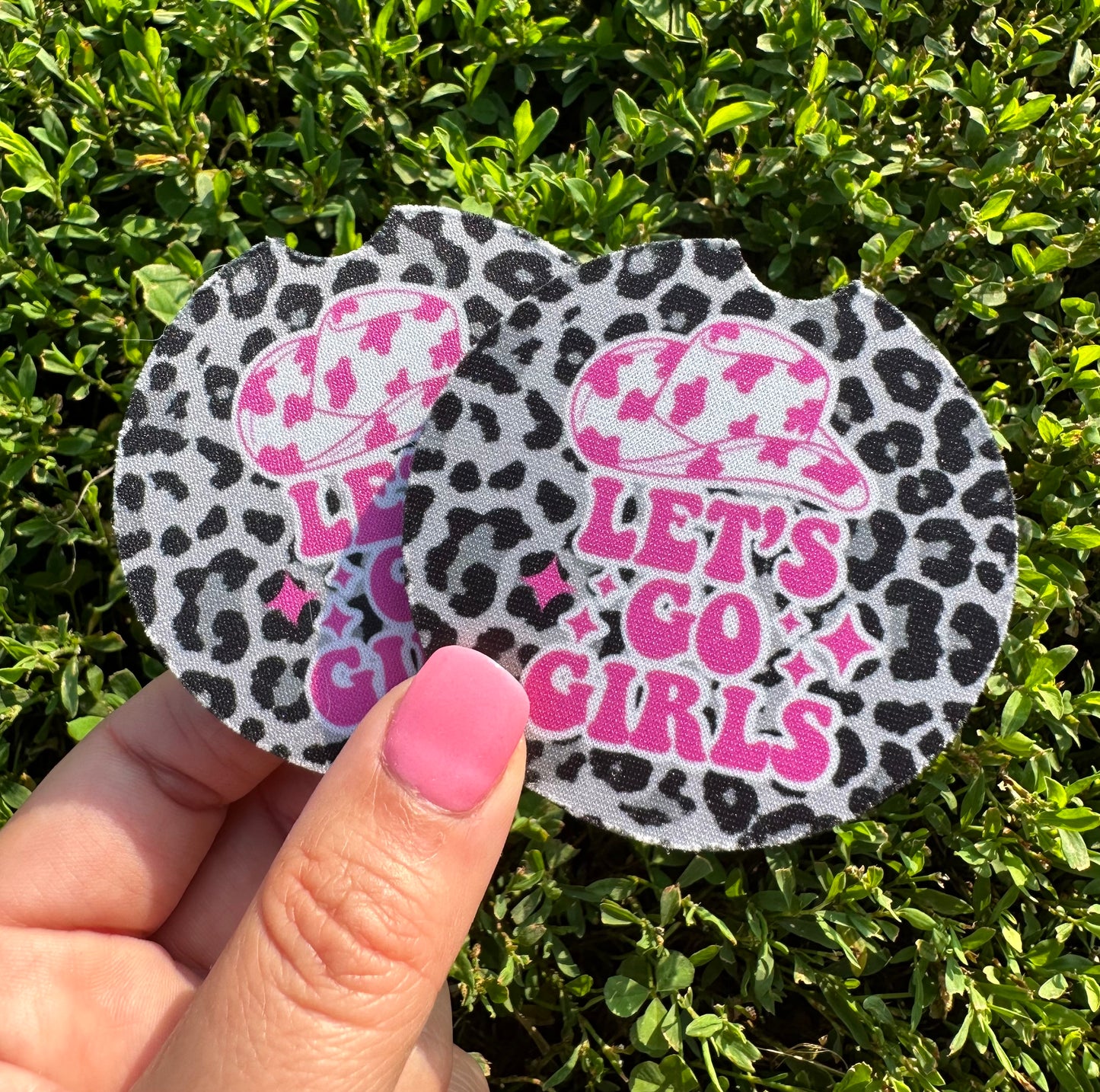 Let’s Go Girls Car Coasters