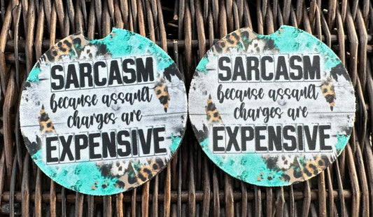Sarcasm Car Coasters
