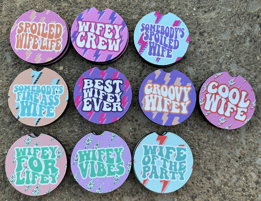 Wifey Car Coaster Bundle (10)