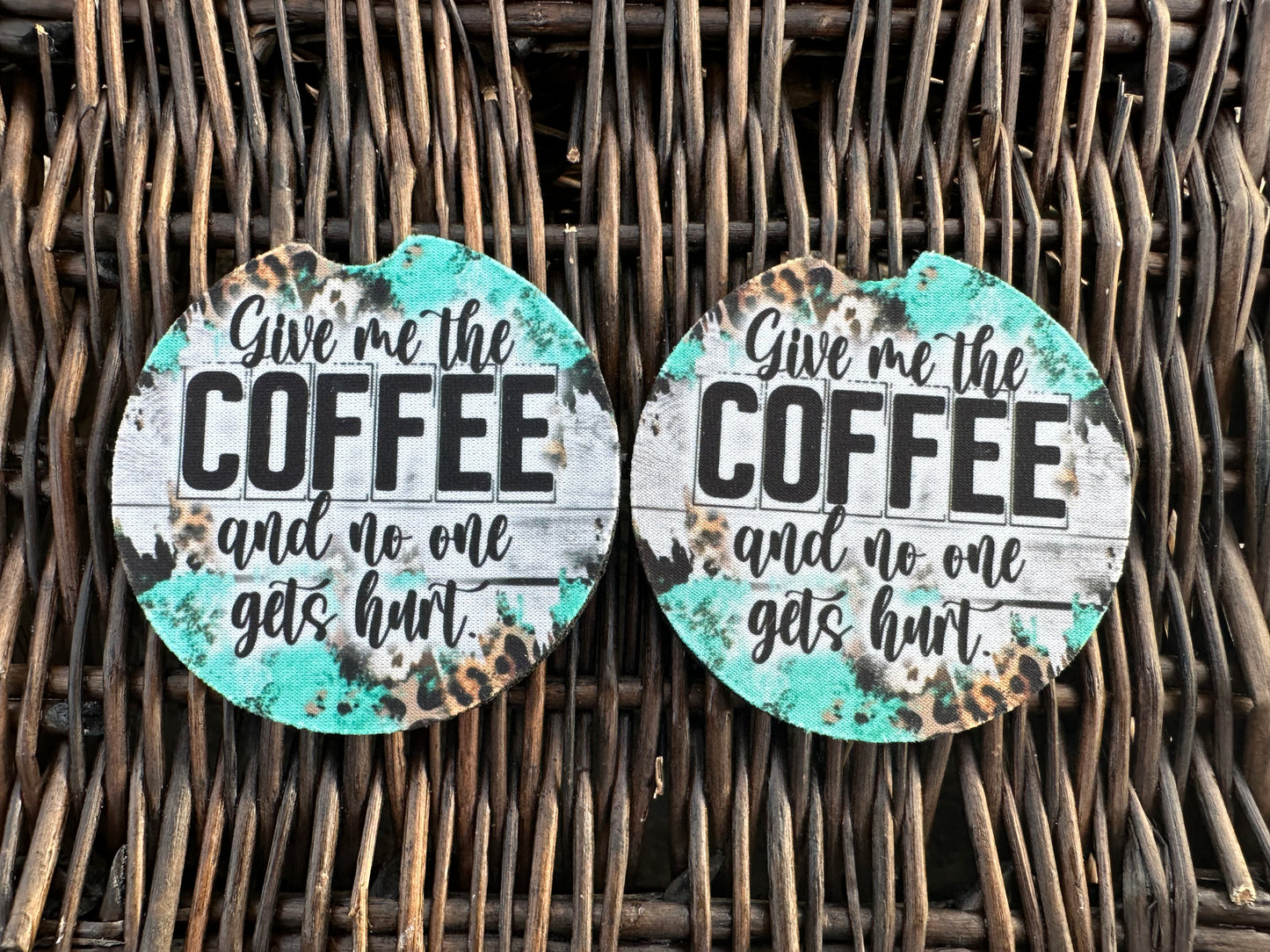 Give Me The Coffee Car Coasters