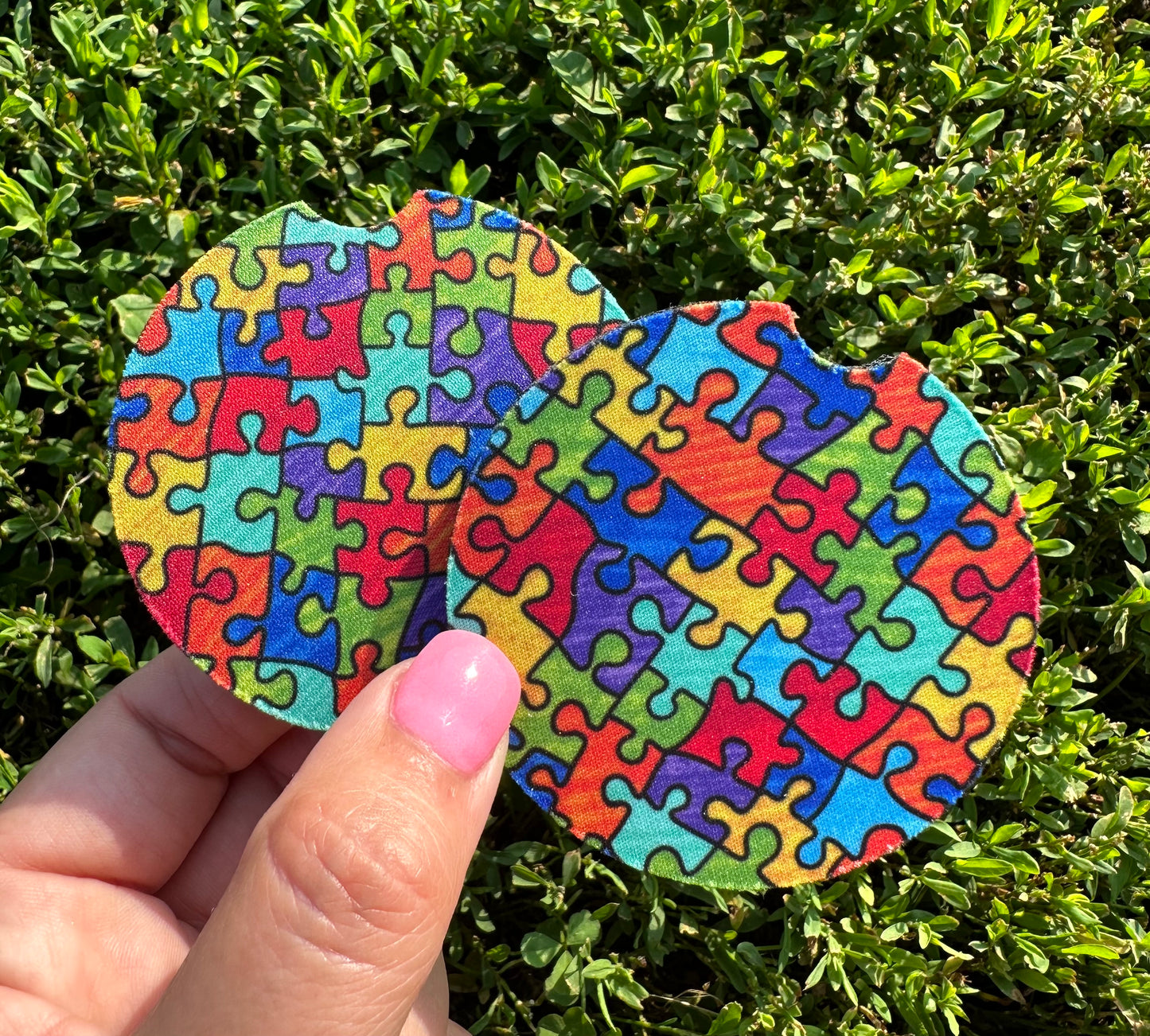 Puzzle Piece Car Coasters