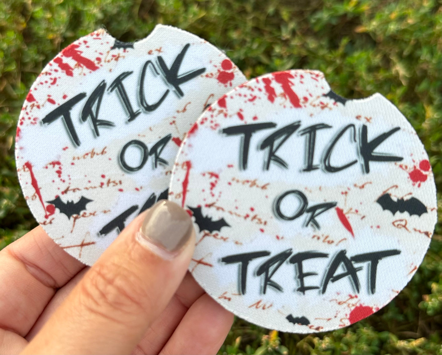 Trick Or Treat Car Coasters