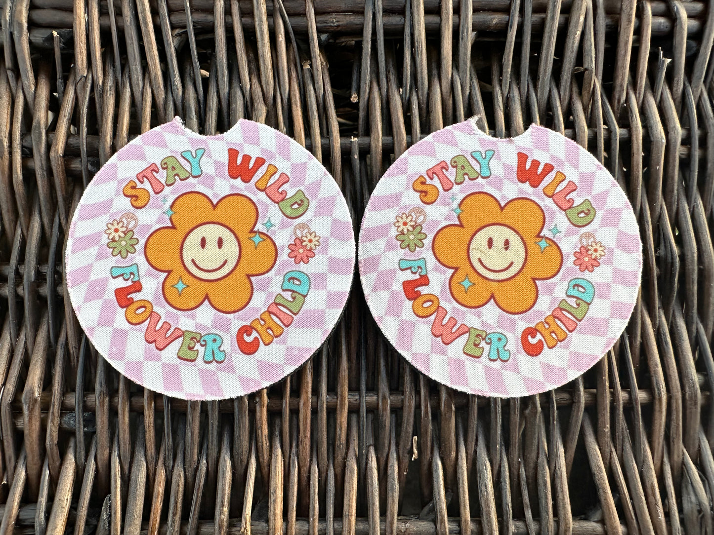 Stay Wild Car Coasters