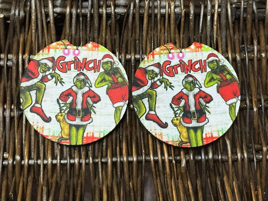 Green Guy Car Coasters