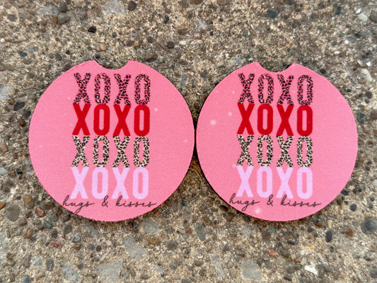 XOXO Car Coasters