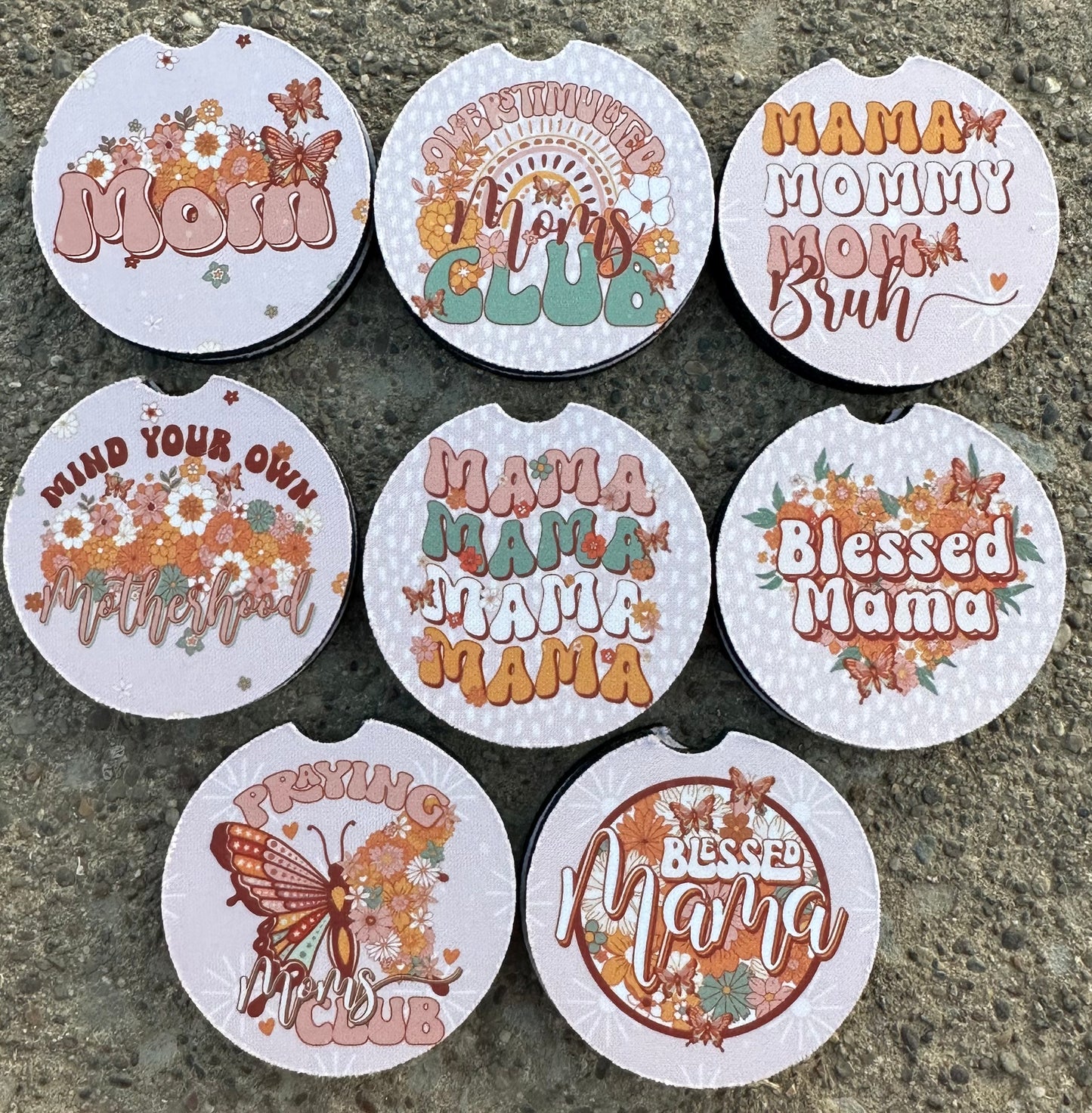 Mama Car Coaster Bundle (8)