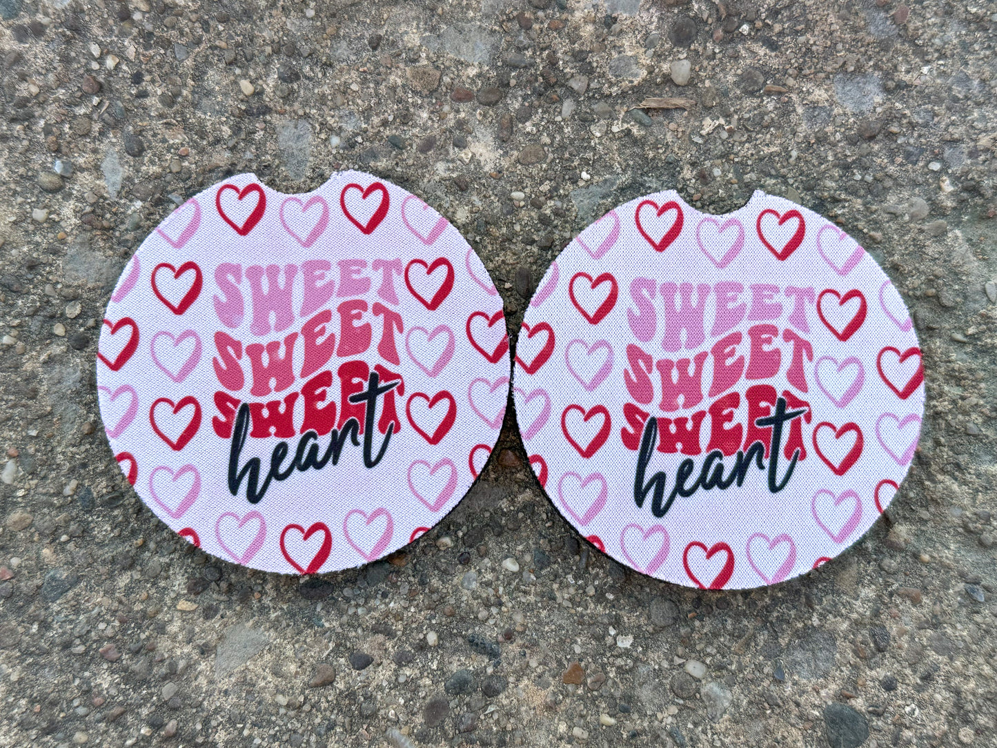 Sweetheart Car Coasters