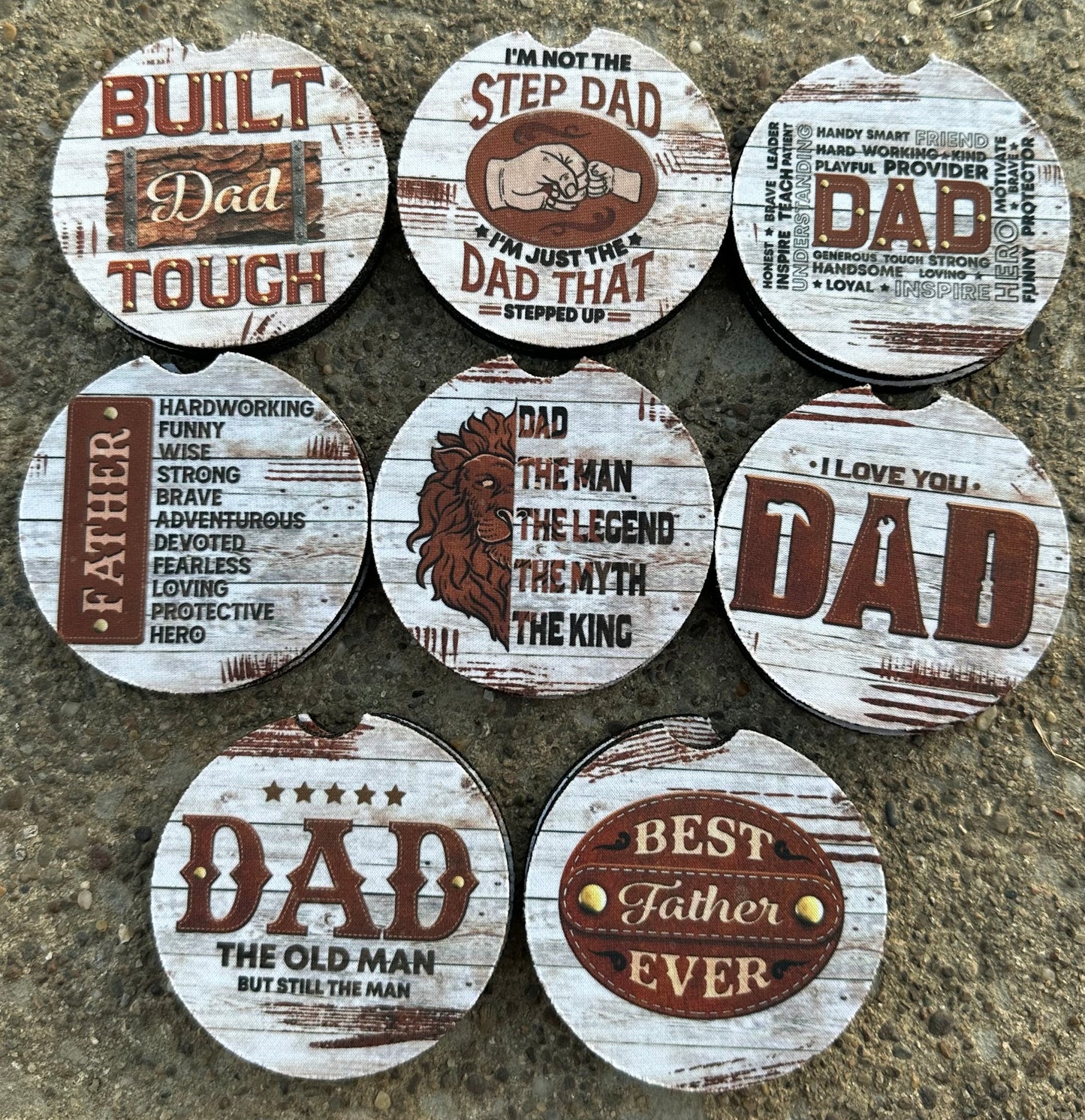 Dad Car Coaster Bundle (8)