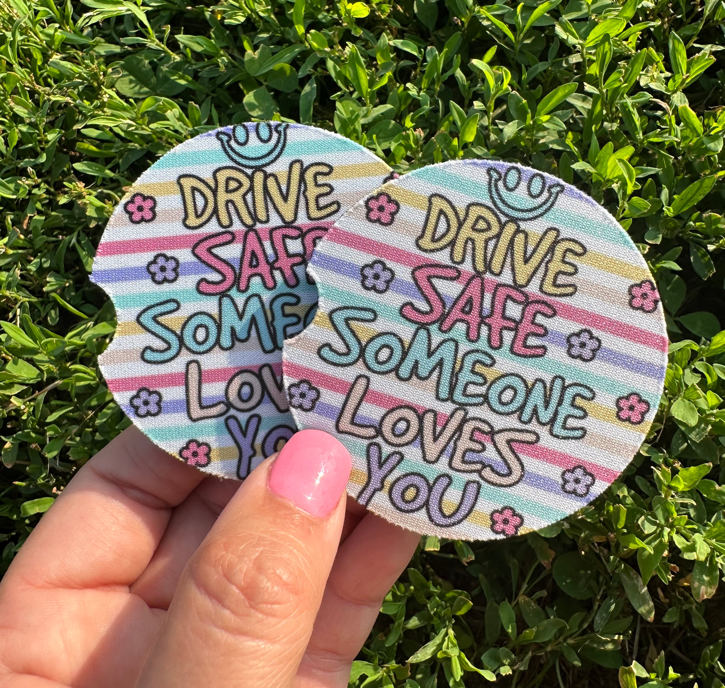 Drive Safe Car Coasters
