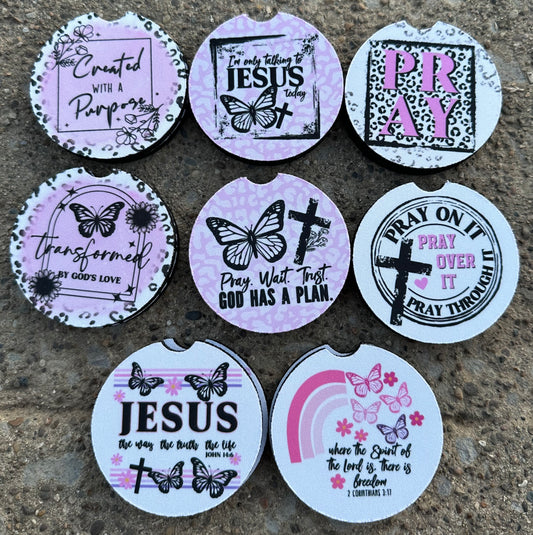Christian Car Coaster Bundle (8)