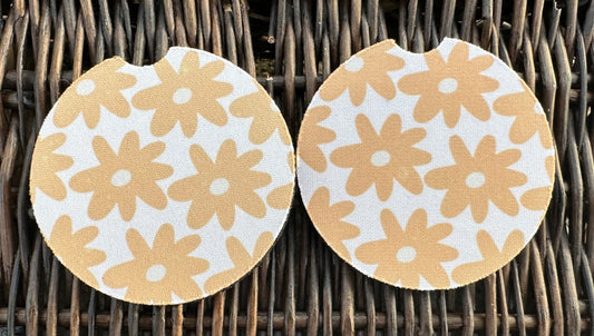 Floral Car Coasters