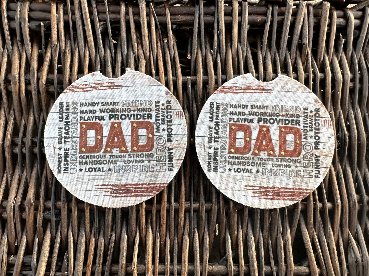 Dad Car Coasters