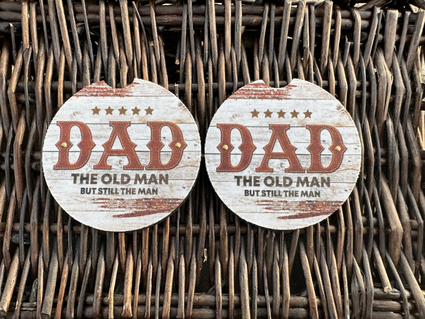 Dad The Old Man Car Coasters
