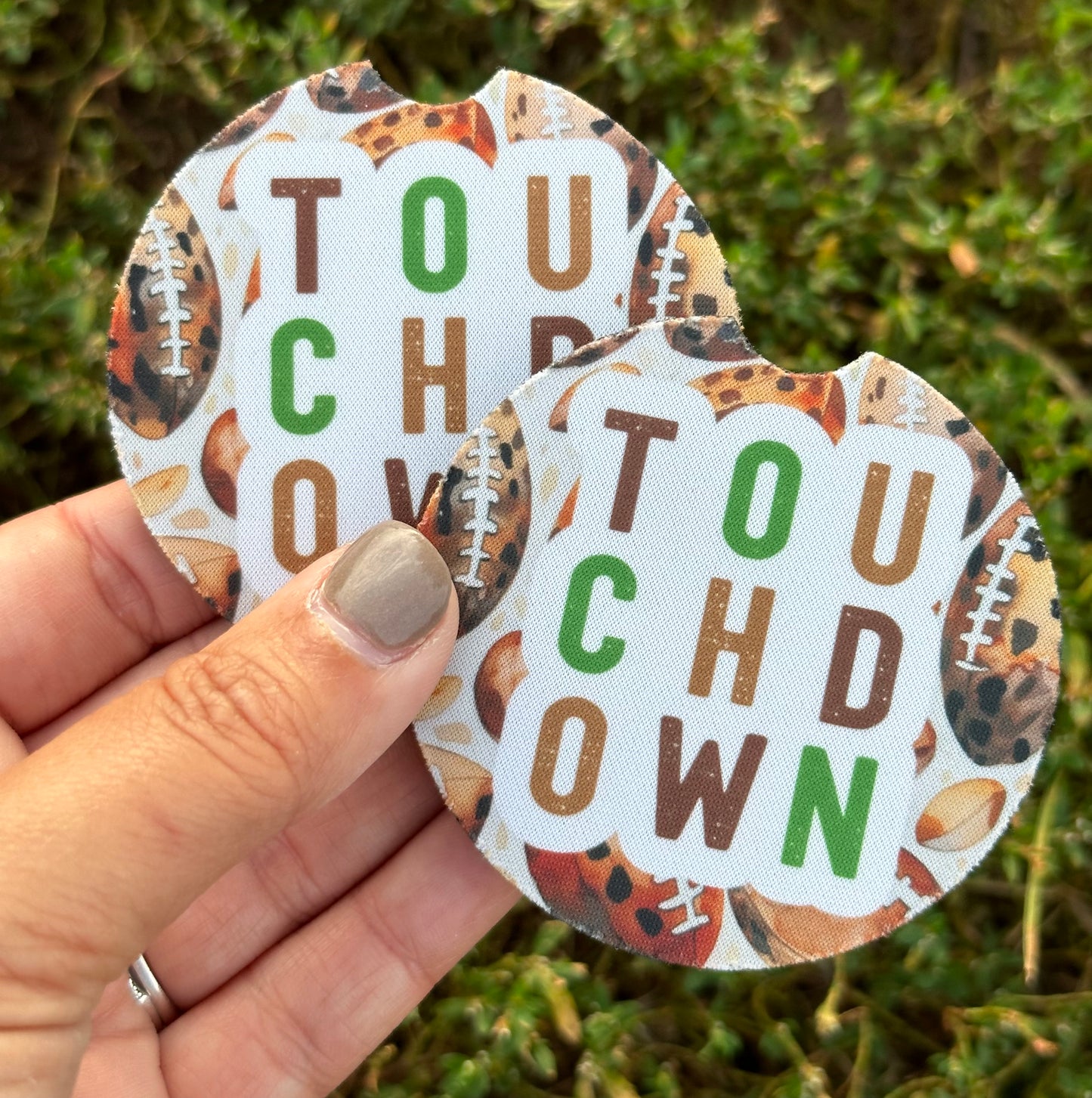 Touchdown Car Coasters