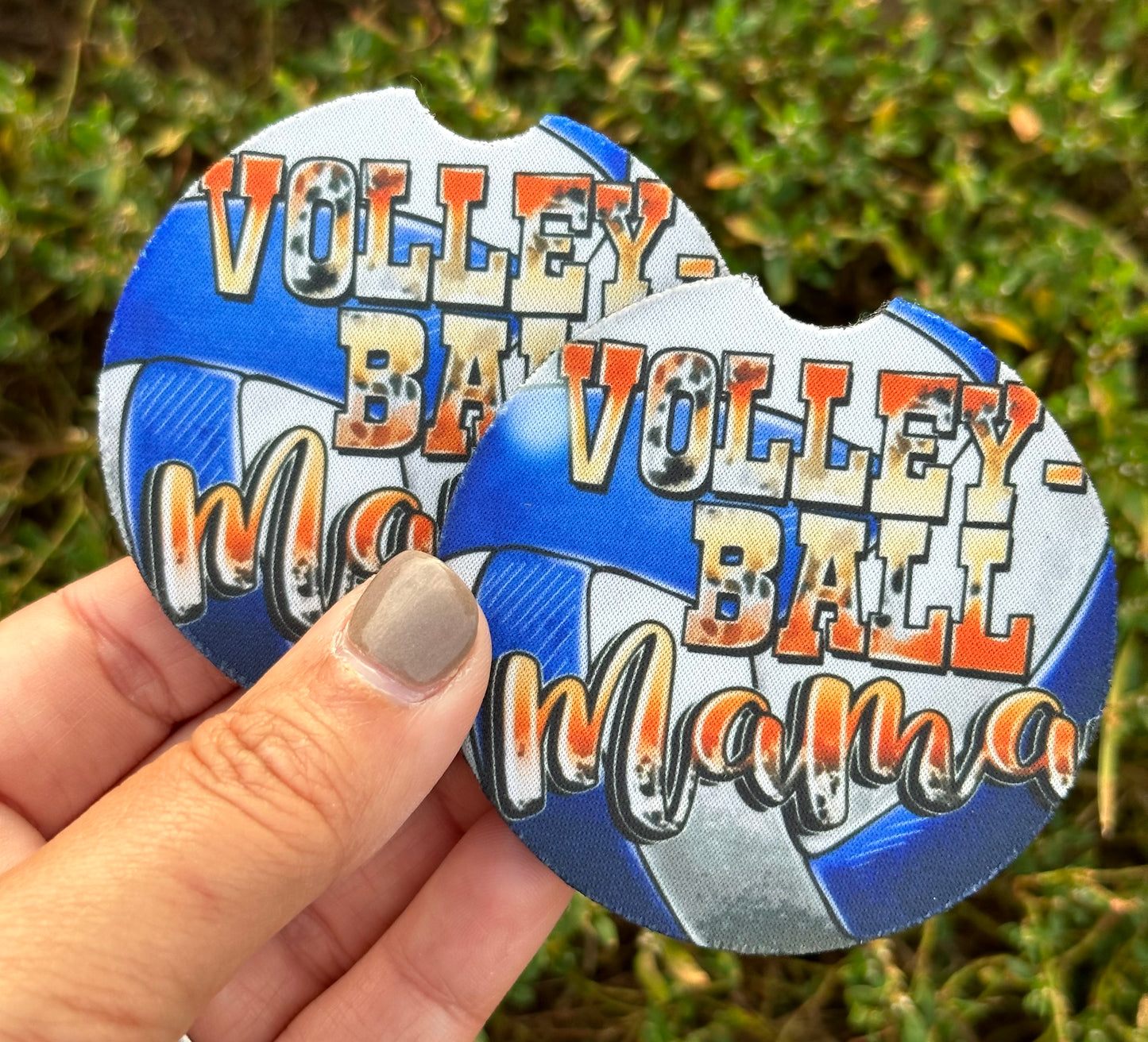 Volleyball Mama Car Coasters