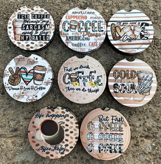 Coffee Car Coaster Bundle (8)