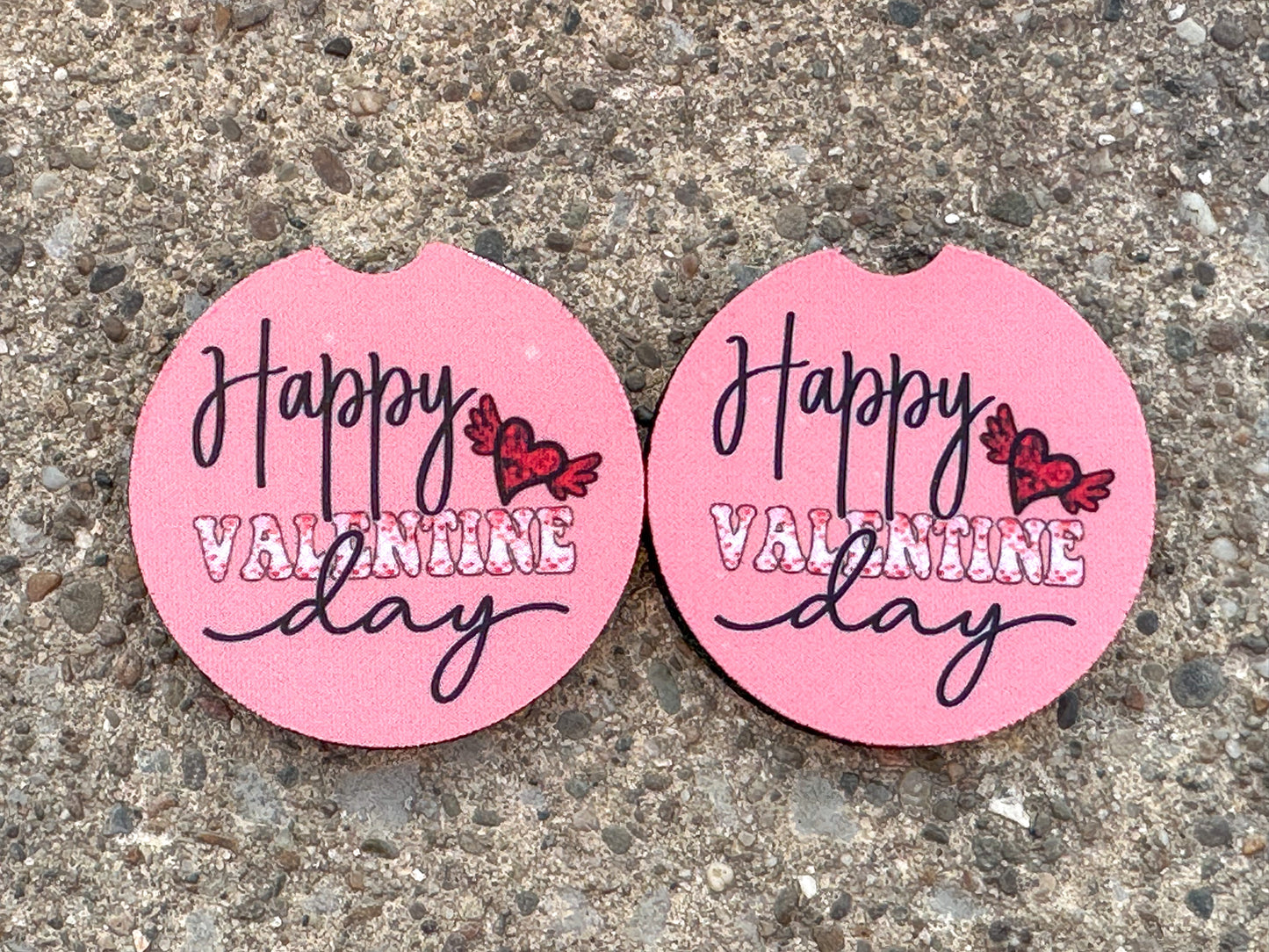 Happy Valentine’s Day Car Coasters