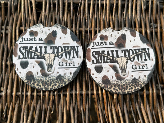 Small Town Girl Car Coasters
