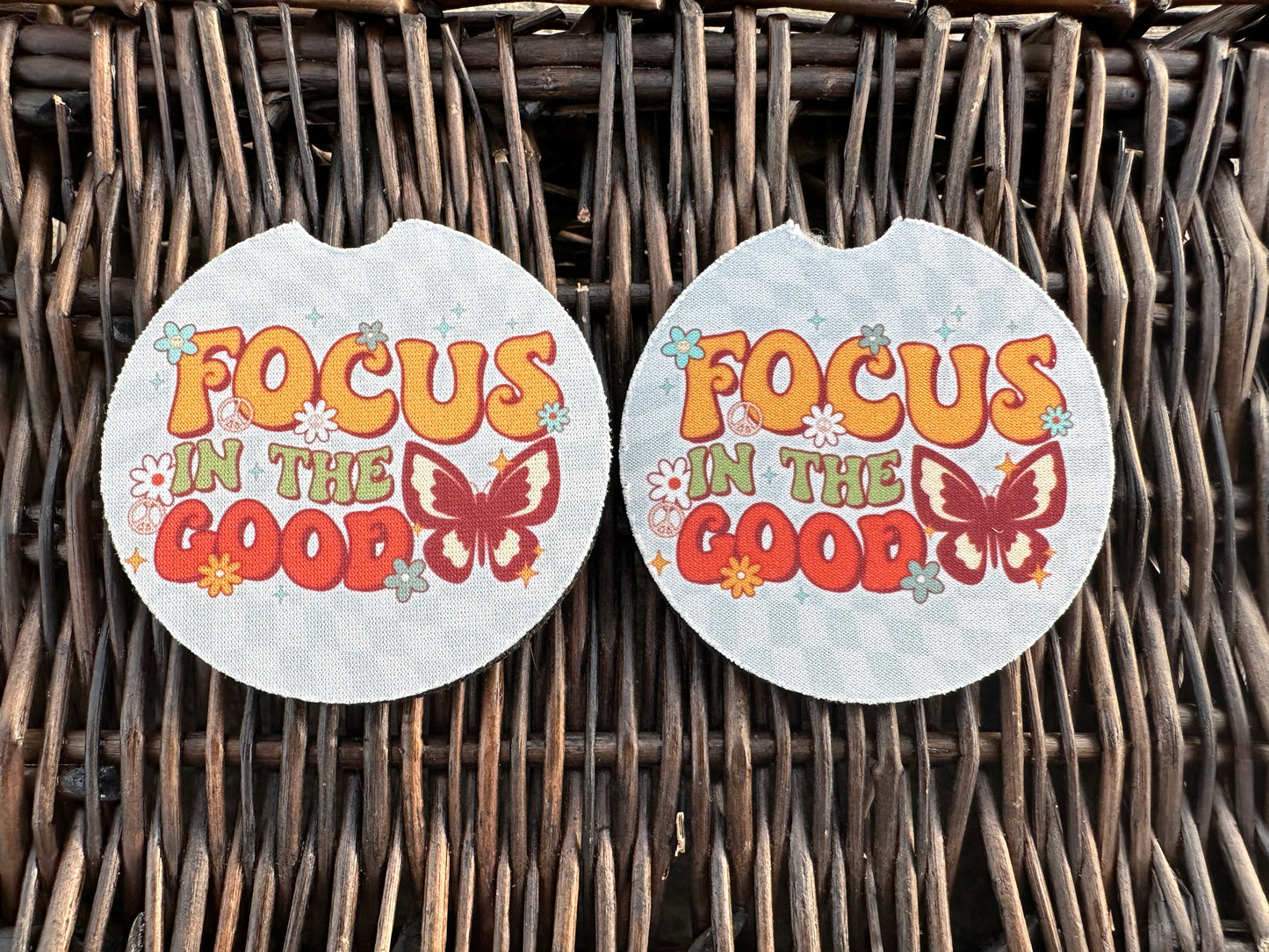 Focus In The Good Car Coasters