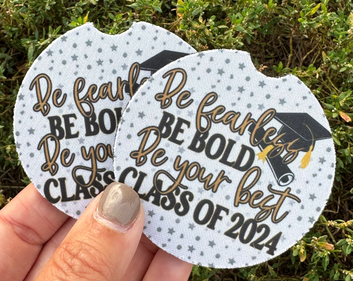 Class of 2024 Car Coasters
