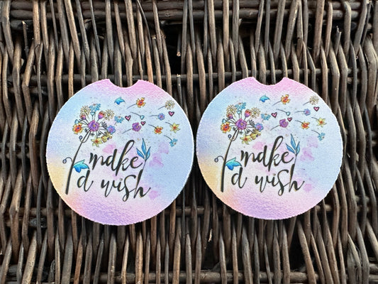 Make A Wish Car Coasters