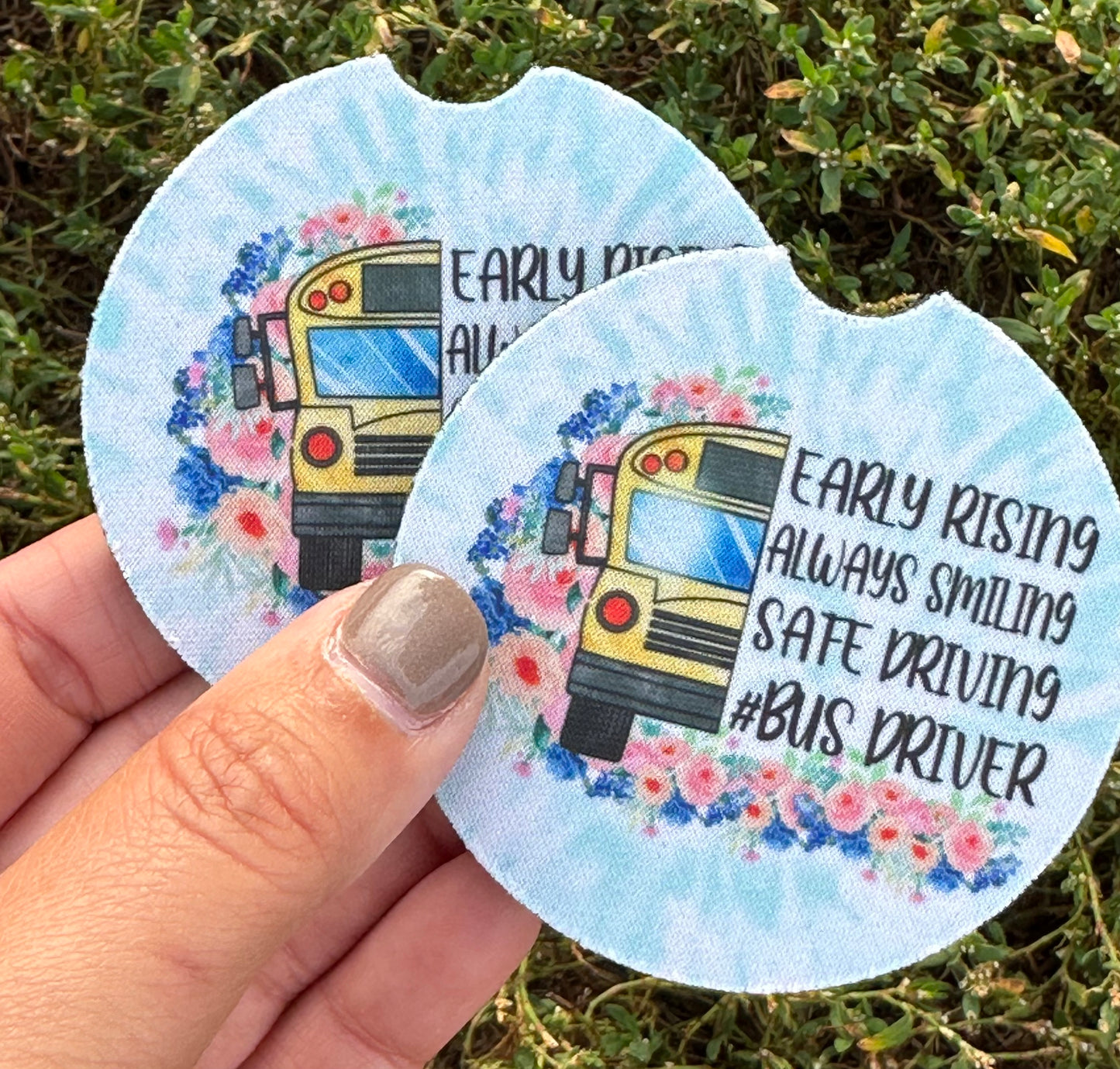 Bus Driver Car Coasters