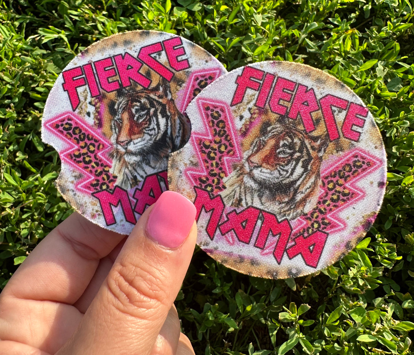 Fierce Mama Car Coasters