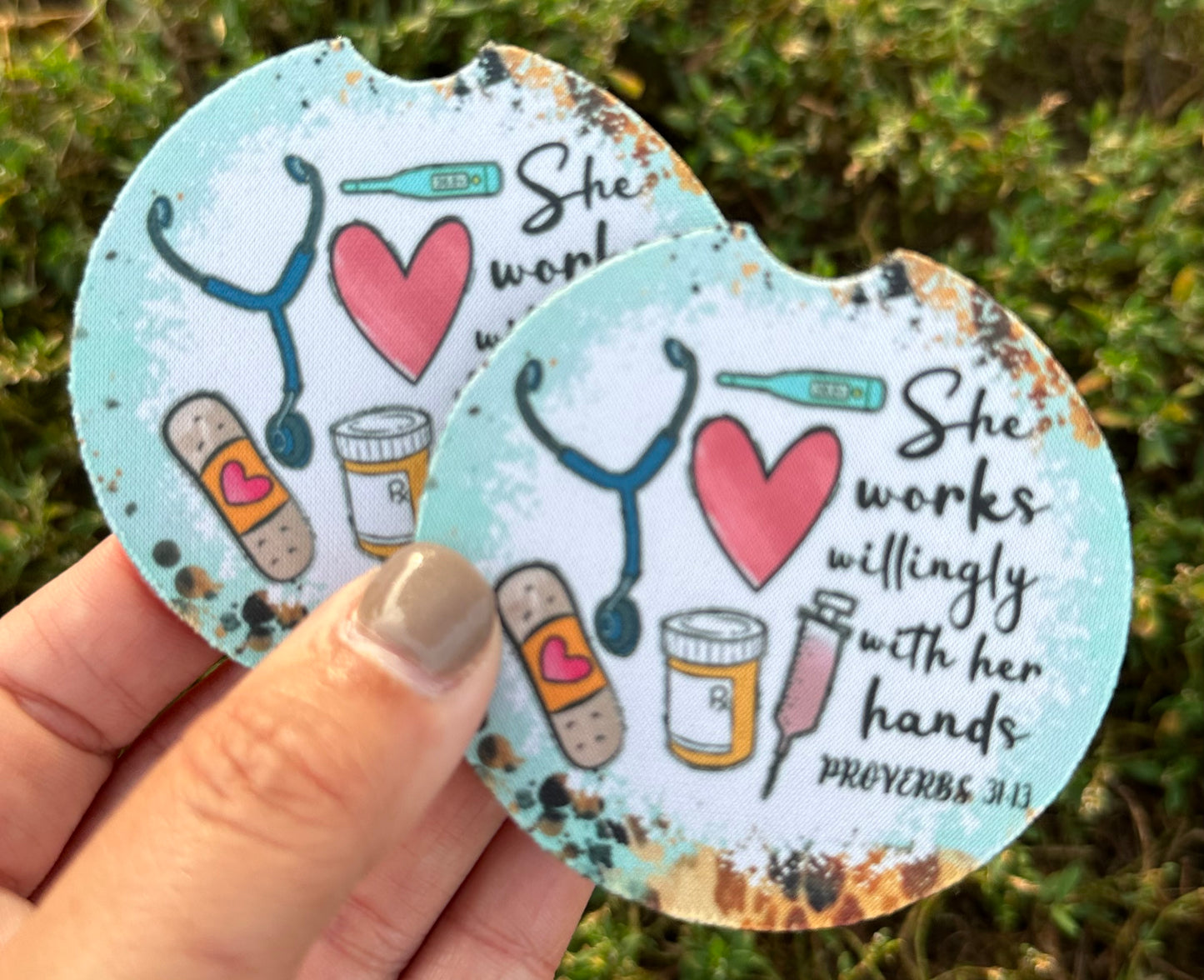 Nurse Car Coasters