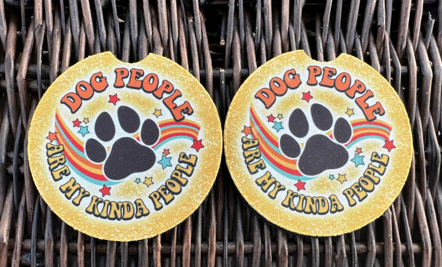 Dog People Car Coasters