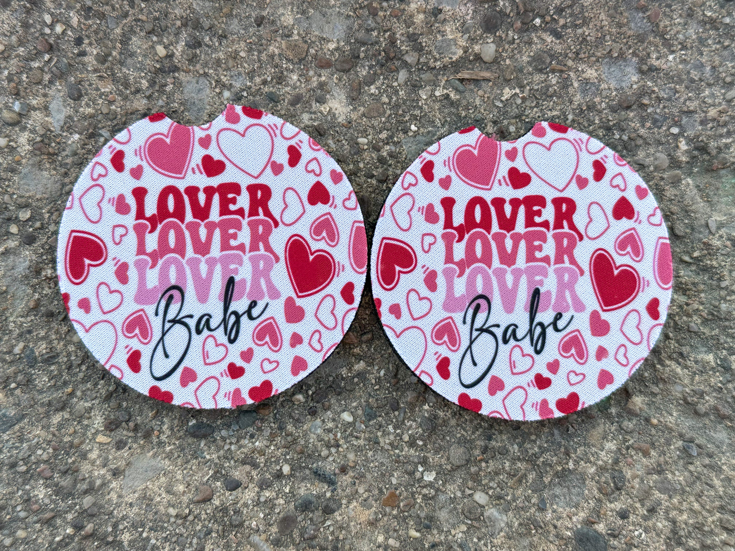 Lover Babe Car Coasters