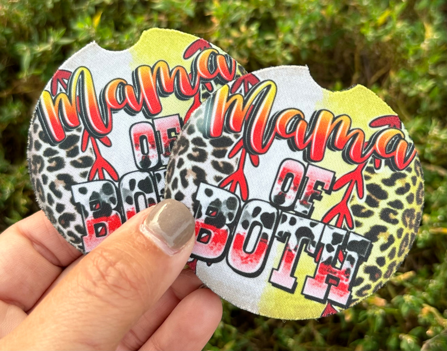 Mama of Both Car Coasters