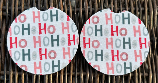 Ho Ho Ho Car Coasters