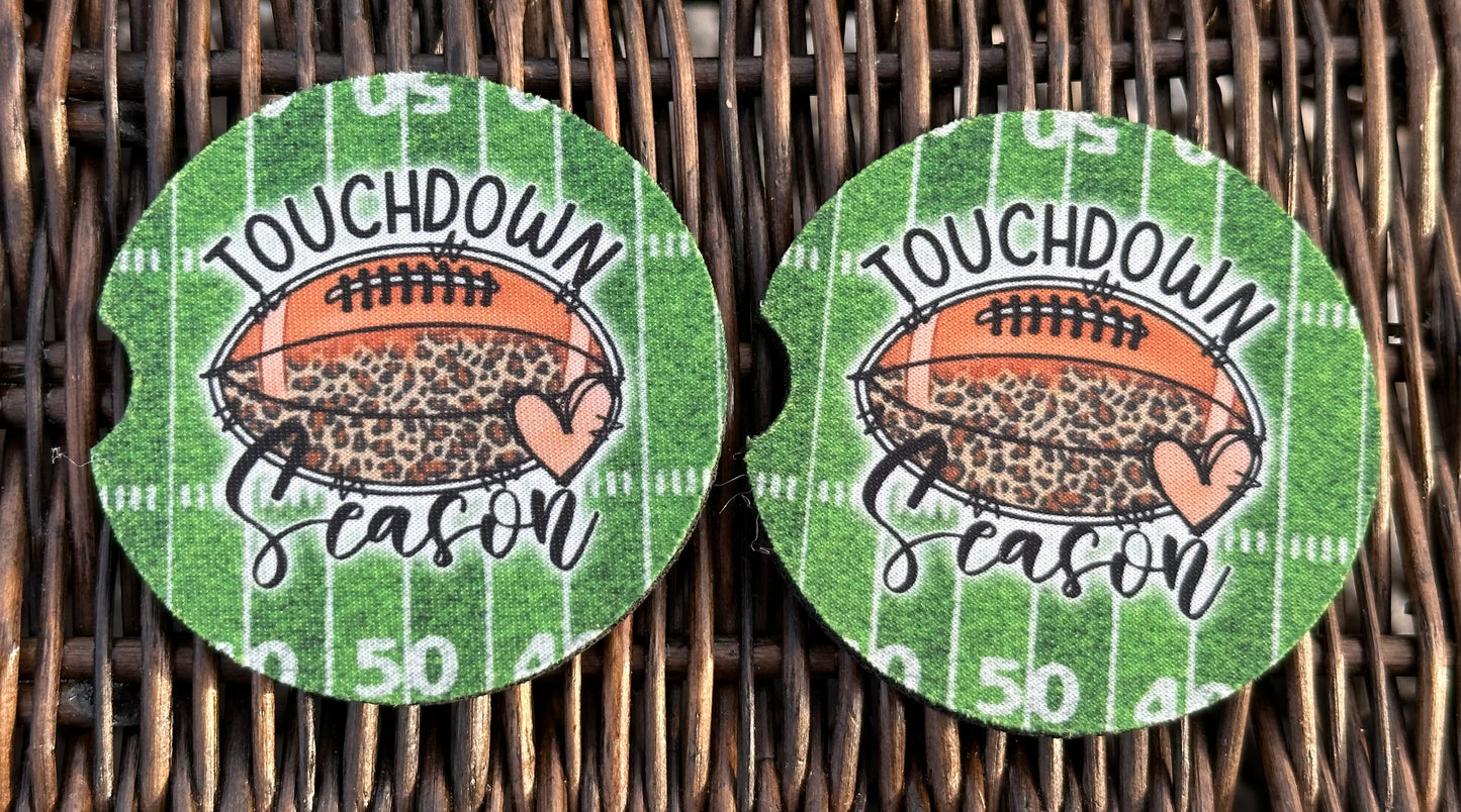 Touchdown Season Car Coasters