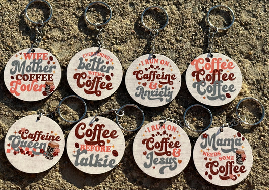 Coffee Keychain Bundle (8)