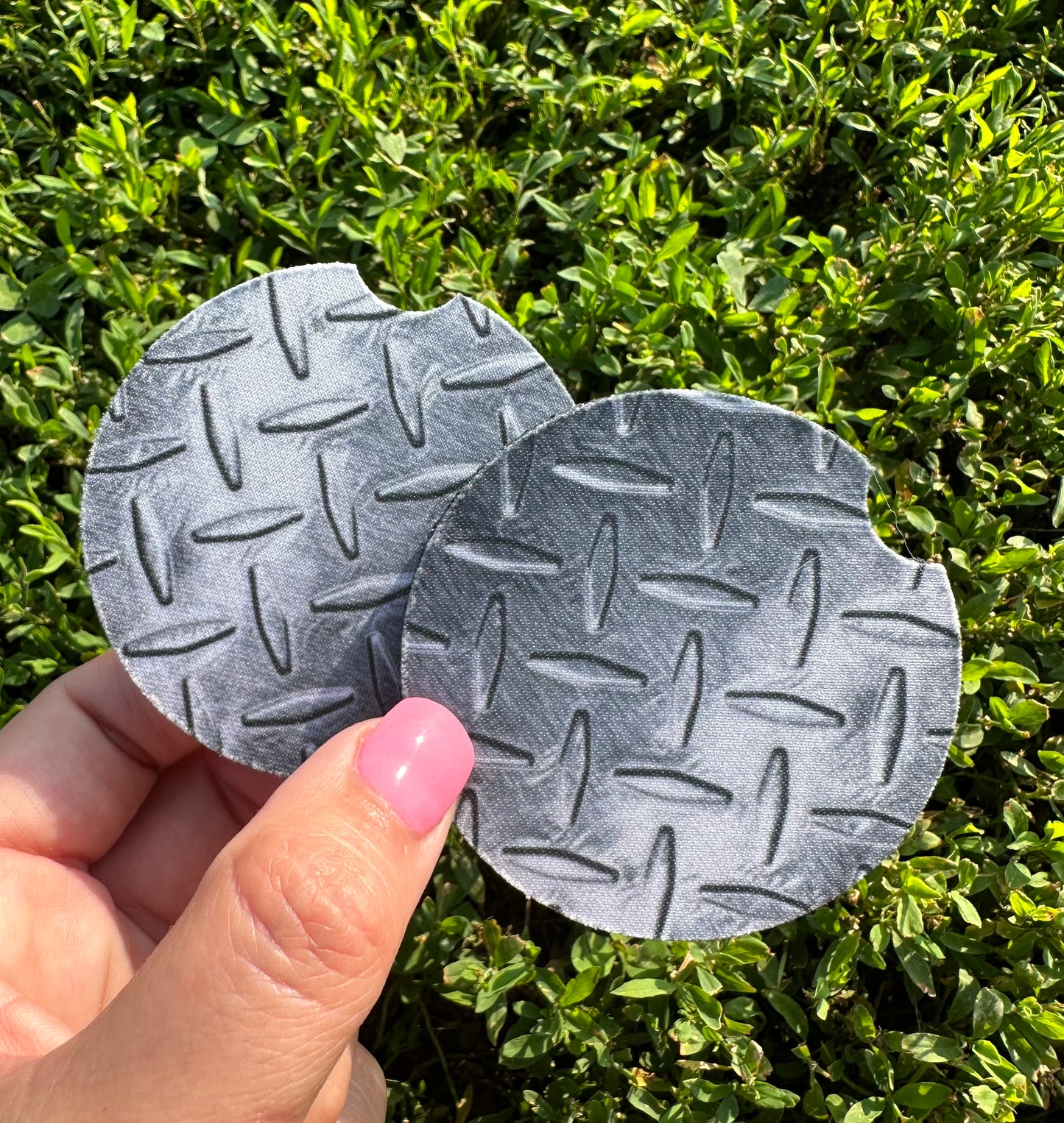 Diamond Plate Car Coasters
