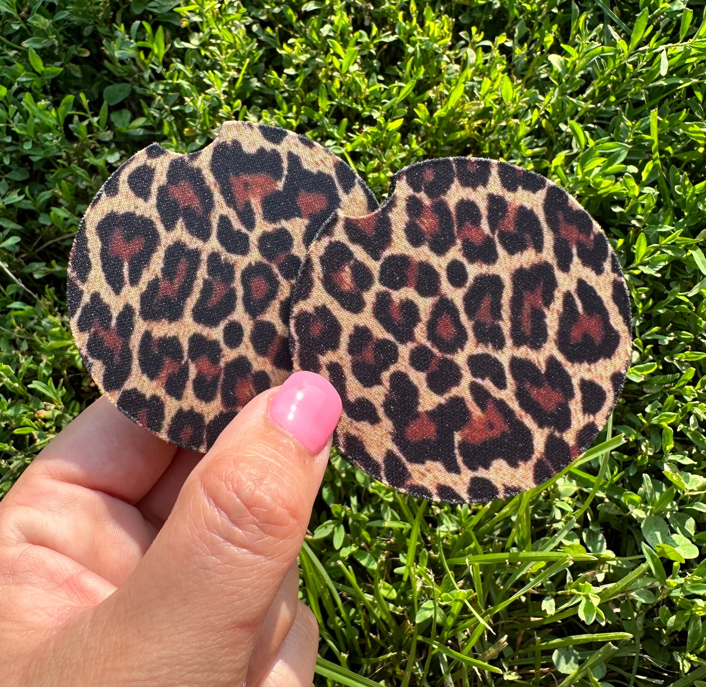 Leopard Car Coasters