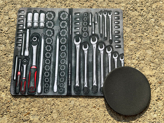 Tool Set Mouse Pad & Coaster Set