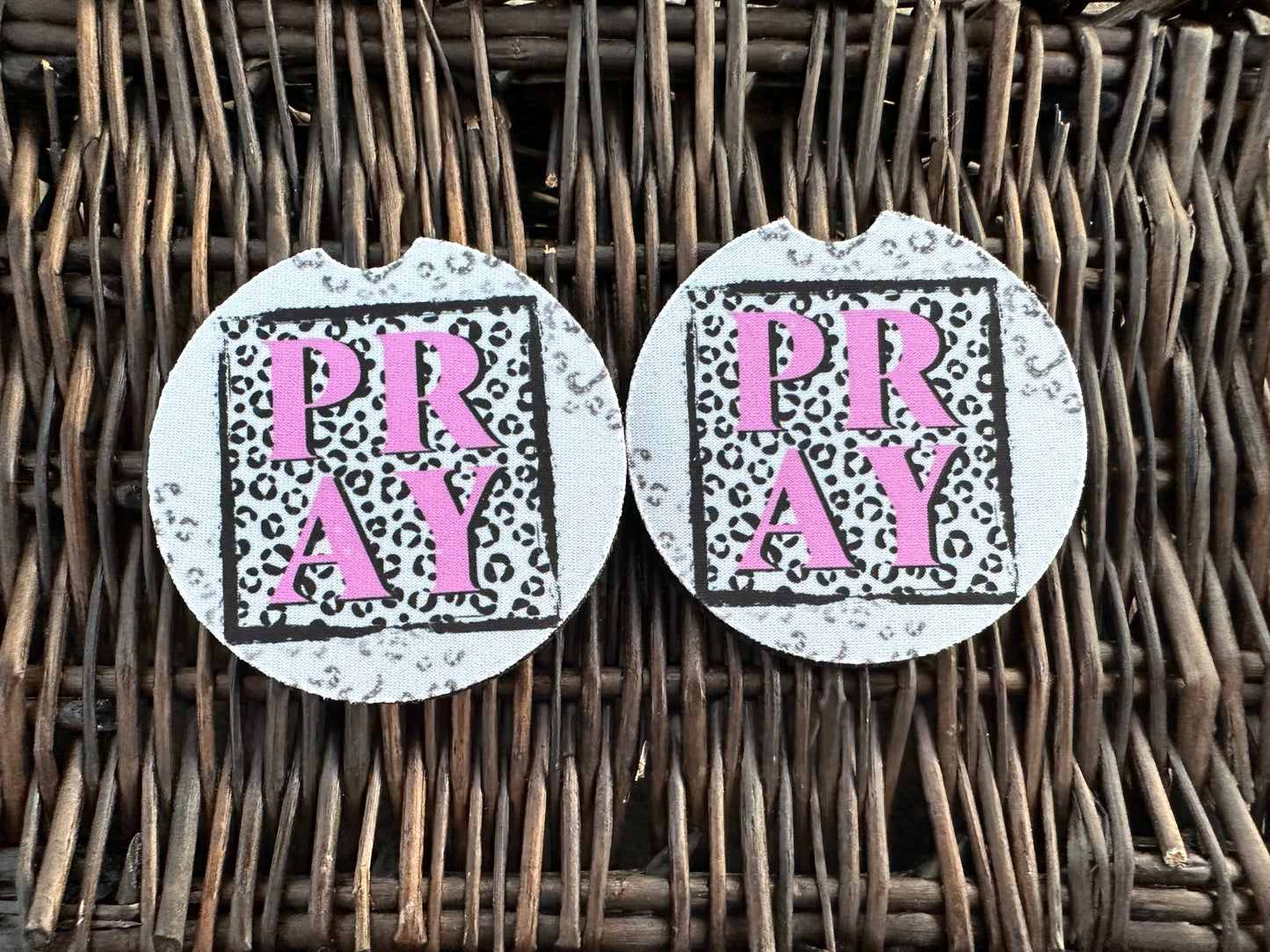 Pray Car Coasters