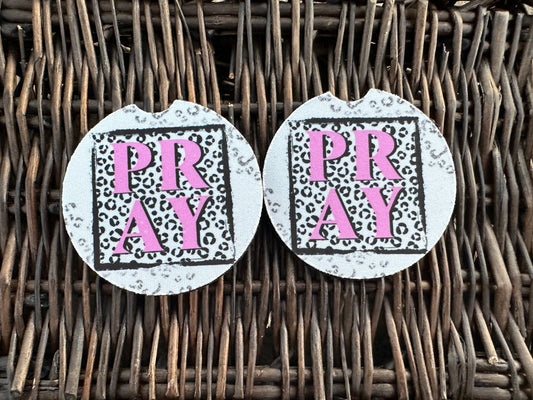 Pray Car Coasters