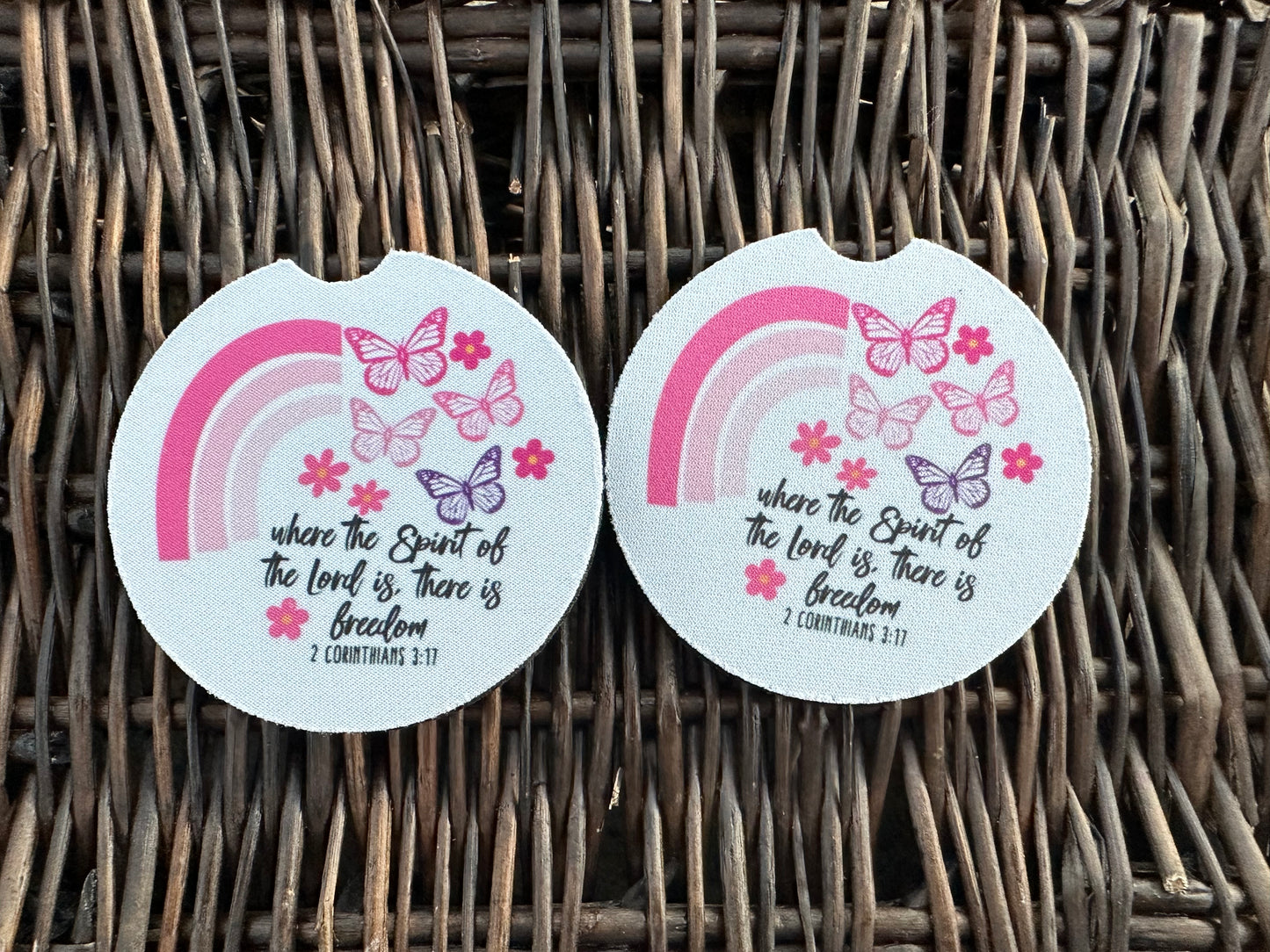 There Is Freedom Car Coasters