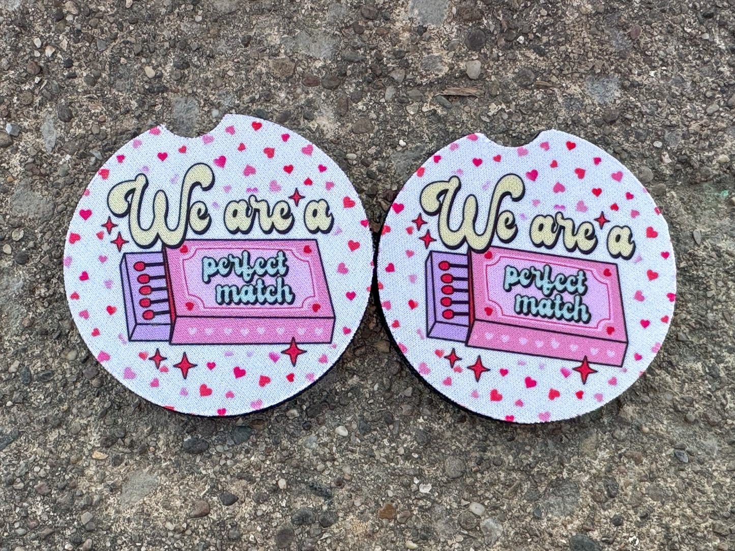 Perfect Match Car Coasters