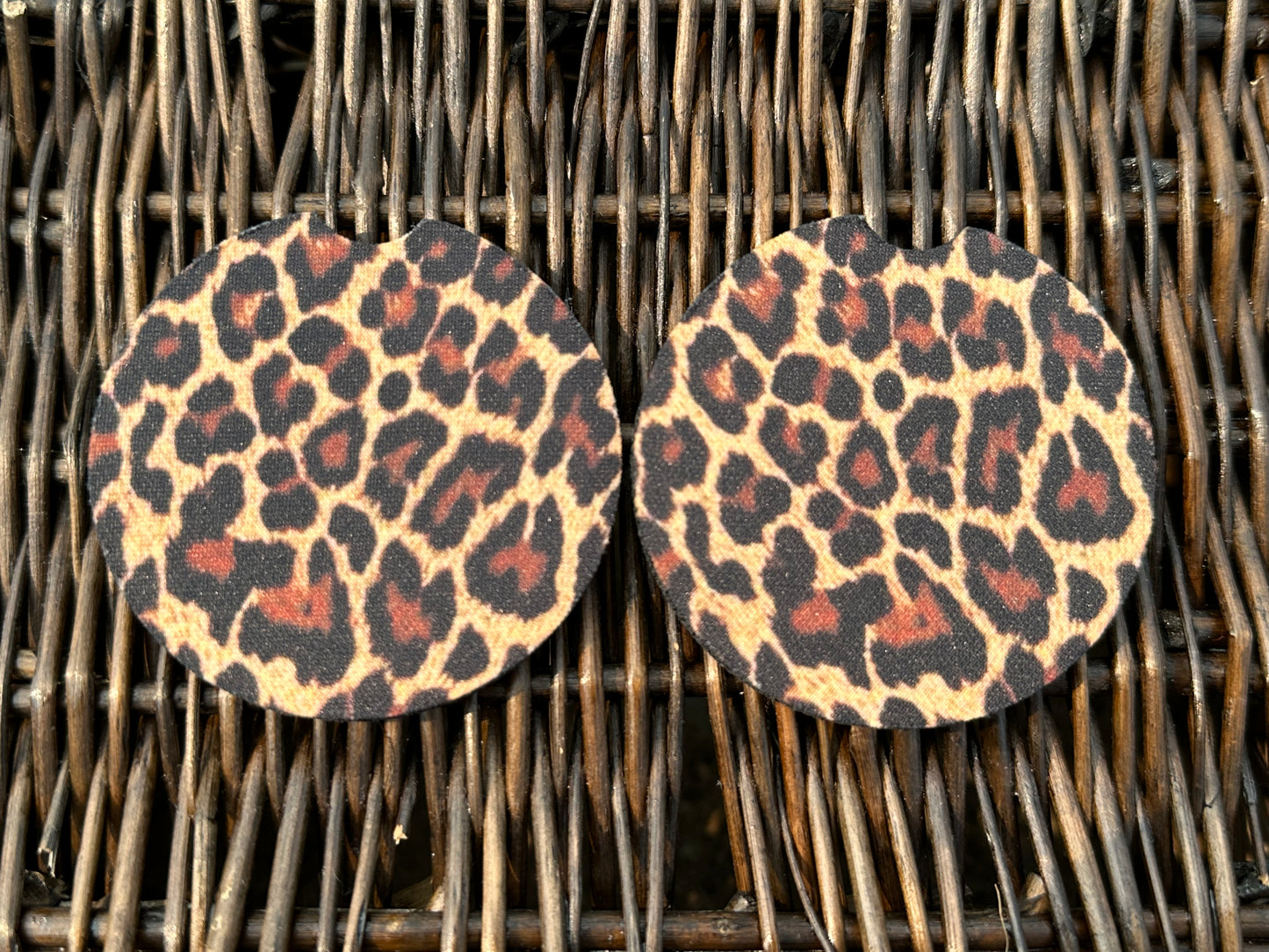 Leopard Car Coasters