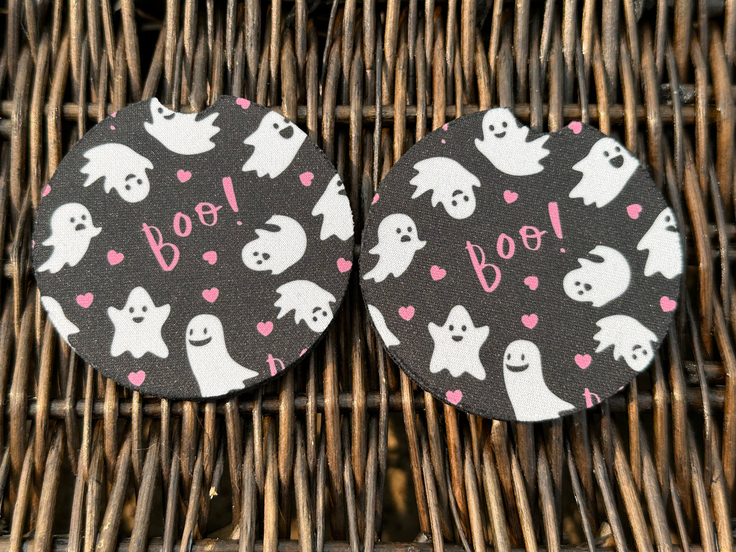 Boo Ghost Car Coasters
