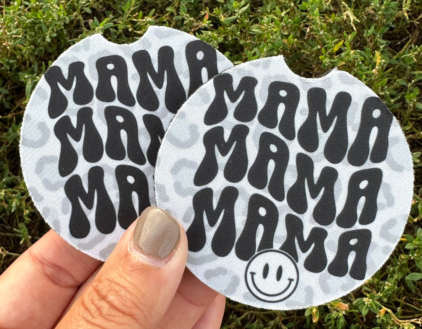 Leopard Mama Car Coasters