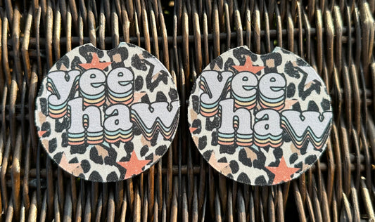 Yee Haw Car Coasters