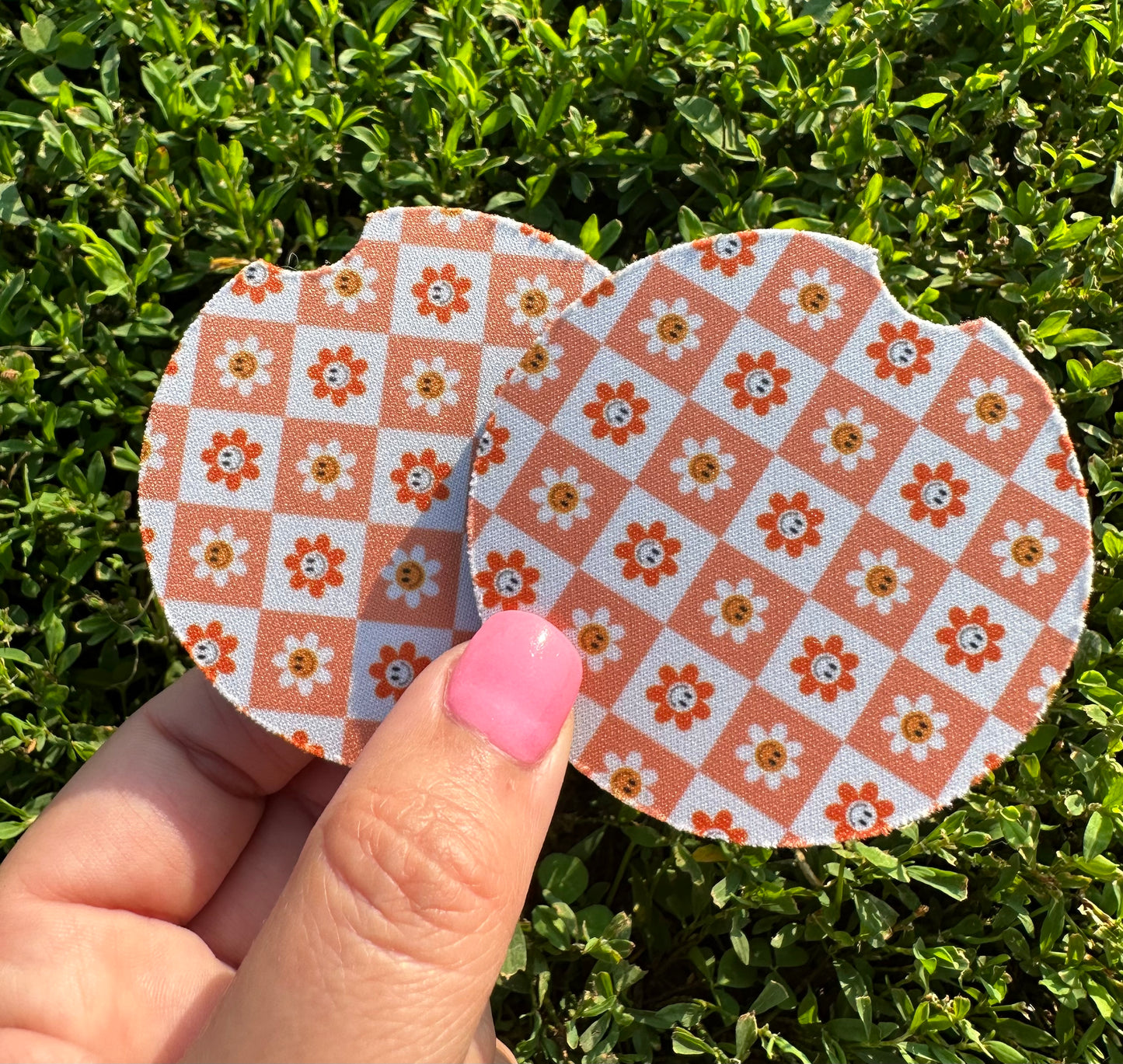 Retro Floral Car Coasters