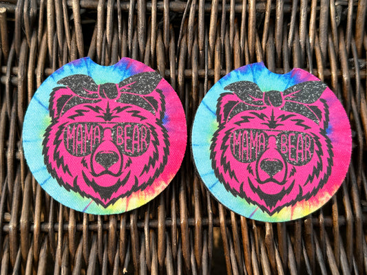 Mama Bear Car Coasters